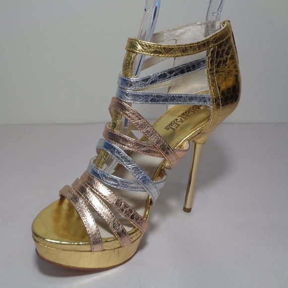 Michael Kors Size 7.5 MADDIE PLATFORM New Sandals - Picture 8 of 15